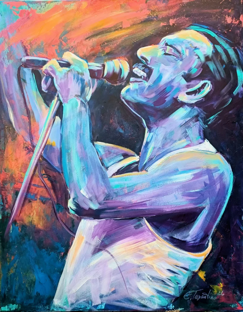 Freddie Mercury, Portrait expressiv, Freddie Mercury Queen
