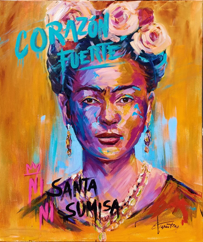 Frida Kahlo, Frida, Frida Kahlo Portrait exprssiv,